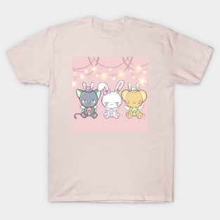 Cardcaptor Sakura Kero and the gang T-Shirt